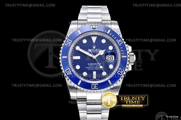 1217 Sporty ROLSUB0338 – Submariner 116619LB 904L SS SS Blue VSF VS 1042